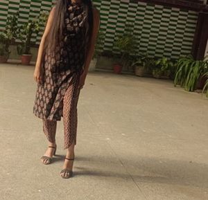Floral Print Kurta Pant