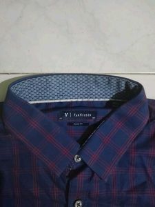 Blue &amp; Red Checkered Shirt