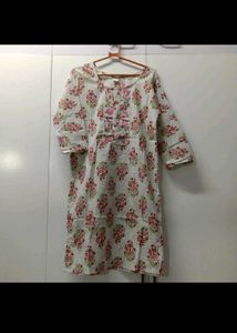 Floral Print Kurta