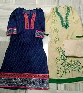 Set Of 2 Kurta With Leggings Old