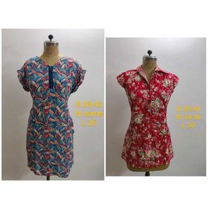 Floral Print Dress & Top Bundle(Fixed Price)