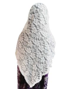Christian Scarf for Church Big Size White Color