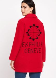 Red Floral Coat