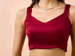 ❤Karvachauth special Maroon Saree