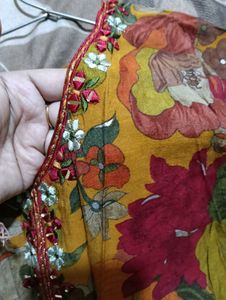 Floral Print Kurta