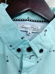 New Sky Blue Men Shirt #STUDIO