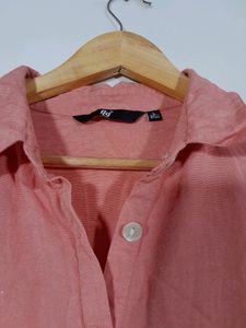 Peach Cotton Casual Kurta(women&#39;s)