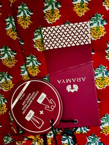 Red Floral Print Culottes