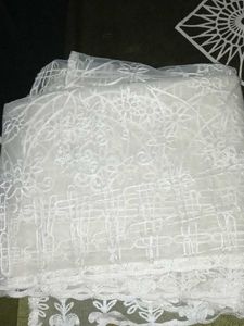White Net Dupatta