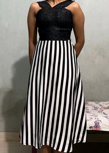 Striped Midi Dress