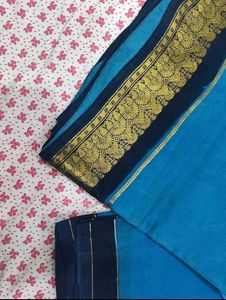 Blue Silk Saree