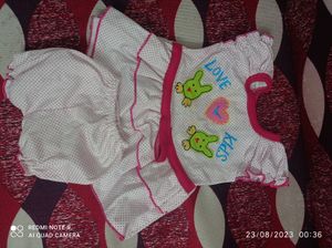 0-3 Months Baby Girl Night Suit