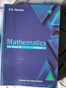 Rd Sharma Maths For Class 11 (Vol2) +english Ncert