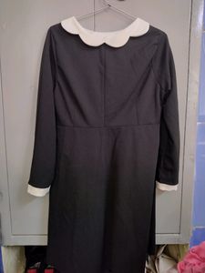 Shein Black Knee Length Dress - Pluss Size XXL