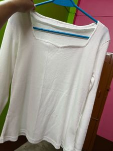 White Stretchable Top