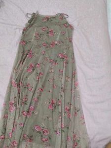 Midi Olive Dress