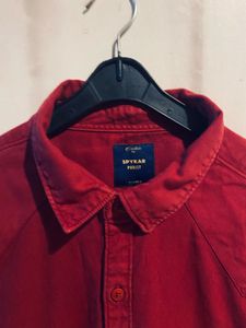Red Casual Shirt
