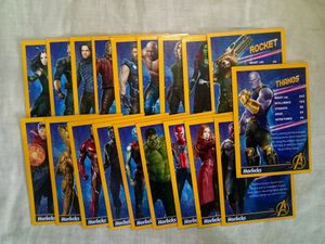 Avengers Infinity War Super Heros Cards