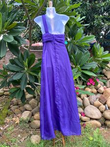 Elegant Purple Maxi Dress