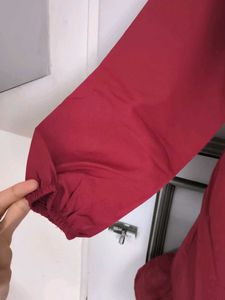 Maroon Mini Dress