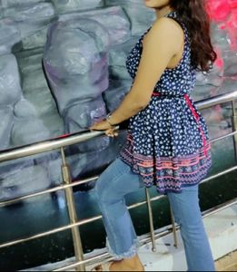 Blue Top In Good Condition