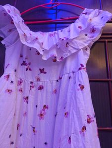 Floral Off-Shoulder Maxi Dress