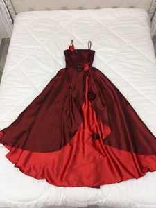 Elegant Burgundy Formal BallGown &amp; A line dress