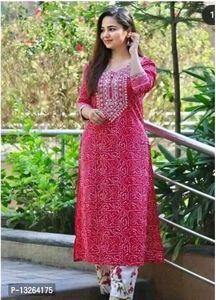 Pink Colour Kurta Set