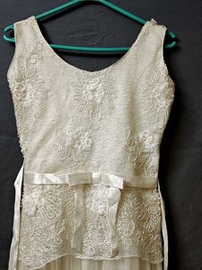 White Gawn Long Size