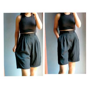 Black Formal Shorts