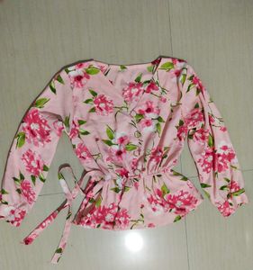 Floral Print Long Sleeve Top