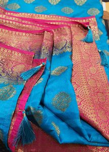 Beautiful Heavy New Saree In Banarasi Silk