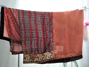 Elegant Saree( Chiffon+ Tissu)