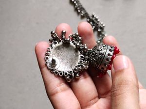silver ear cuff earring