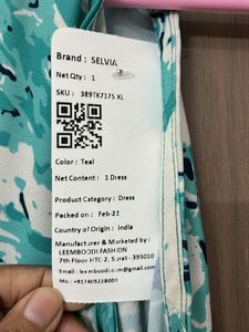 Abstract Print Halter Dress for L