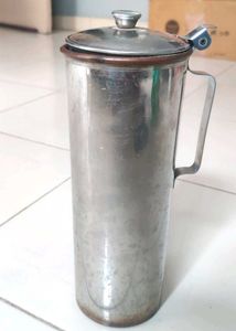 Vintage Stainless Steel Water Pitcher
