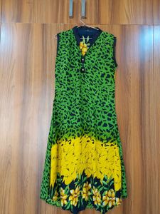 YELLOW-GREEN KURTI