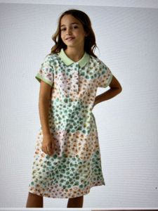 Polo Dress With Short Sleeves 10–11yrs