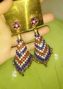 Colorful Tassel Drop Earrings