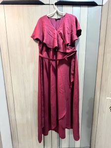 Elegant Ruffled Maxi Dress