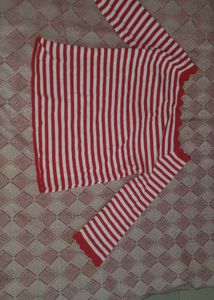 Red &amp; White Top