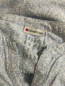 STREET ONE Pintresty 🌸Blue Printed Top
