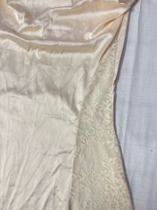 Vintage Cream Lace Detail Dress