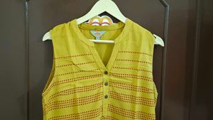 Mustard Yellow Kurti