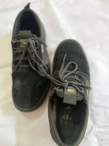 Supra Black Suede Shoes - UK 6