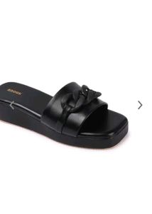 Black Colour Wedges Sandal For Women