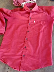 Red Casual Shirt