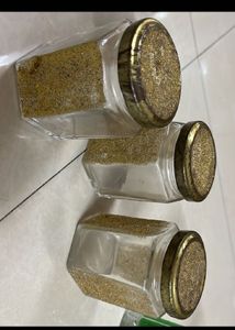 Glass Jars With Tray
