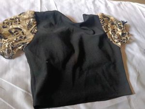 Elegant Black Corset Top