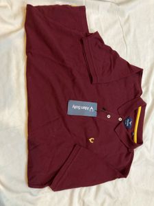 Burgundy Polo Shirt - Size M